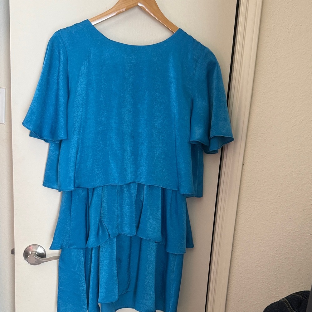 Zara Blue Layered Dress